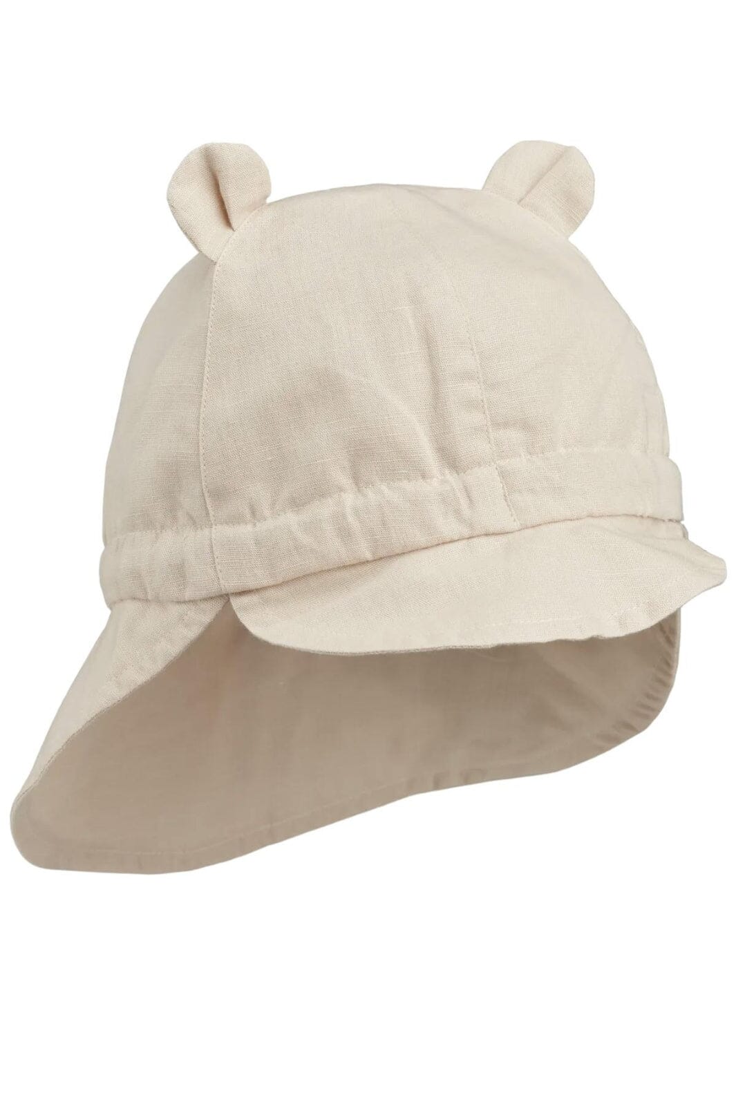 Liewood - Gorm Linen Sun Hat With Ears - Sandy Sommerhatte & UV hatte 