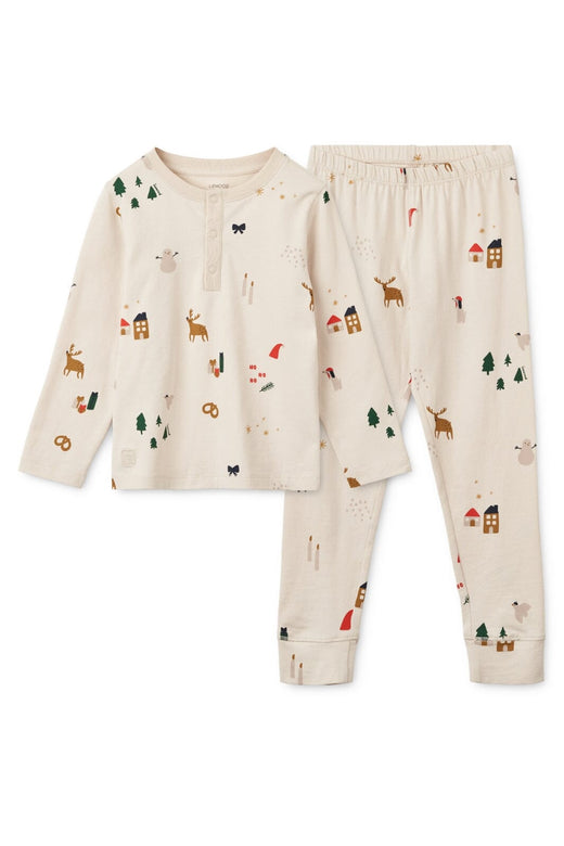 Liewood - Wilhelm Printed Pyjamas Set LW20361 - Holiday / Sandy