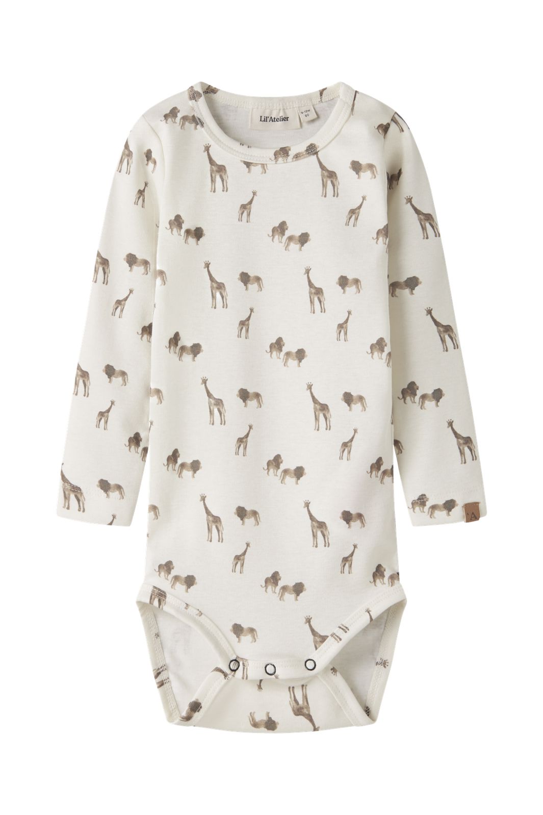 Lil' Atelier - Nbmlayo Geu Ls Slim Body Lil - 5037975 Coconut Milk Lion