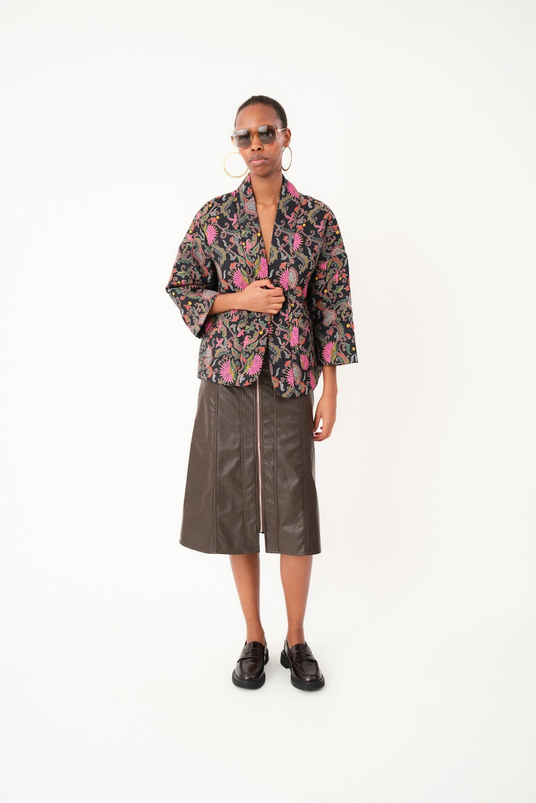 Lollys Laundry - Barbrall Jacket Ls25401-6000 - 74 Flower Print Jakker 