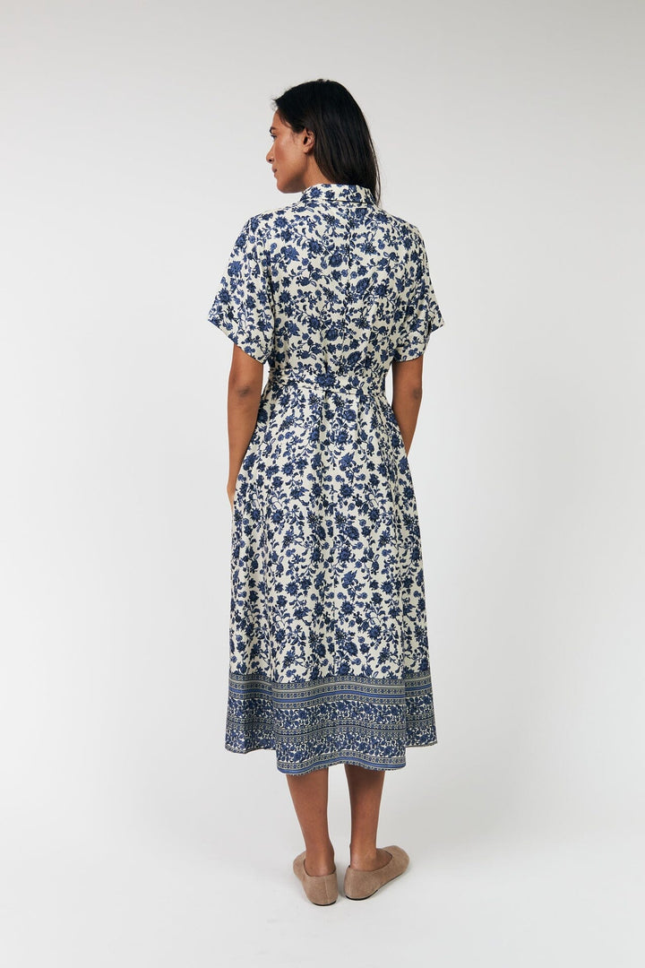 Lollys Laundry - Blakell Midi Dress Ss26105-3001 - 20 Blue Kjoler 