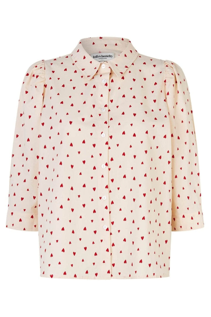 Lollys Laundry - Bonoll Shirt Ss EX00001-1000 - 30 - 30 Red
