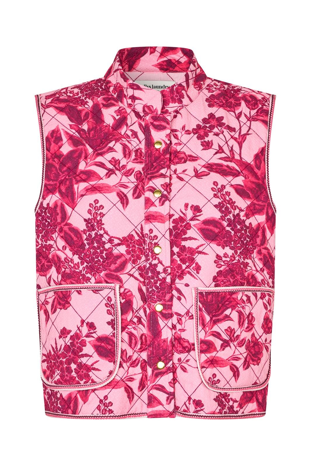 Lollys Laundry - Cairoll Quilted Vest26117-1011 - 51 Pink