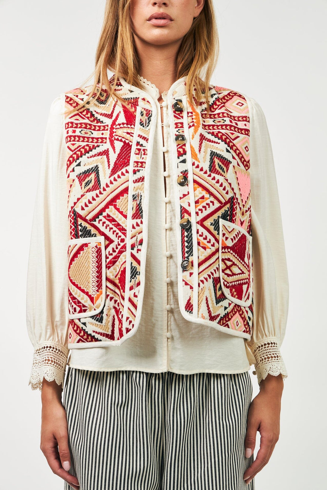 Lollys Laundry - CairoLL Vest - 30 Red Veste 