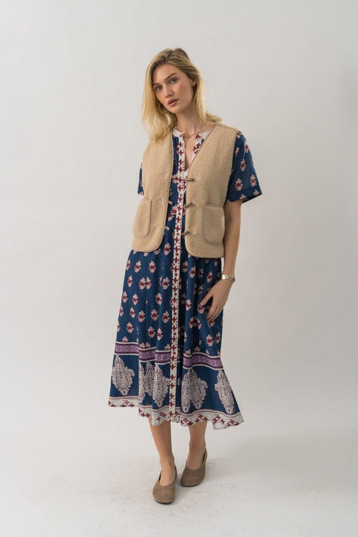Lollys Laundry - Hugoll Vest Sl90019-1014 - 08 Beige Veste 