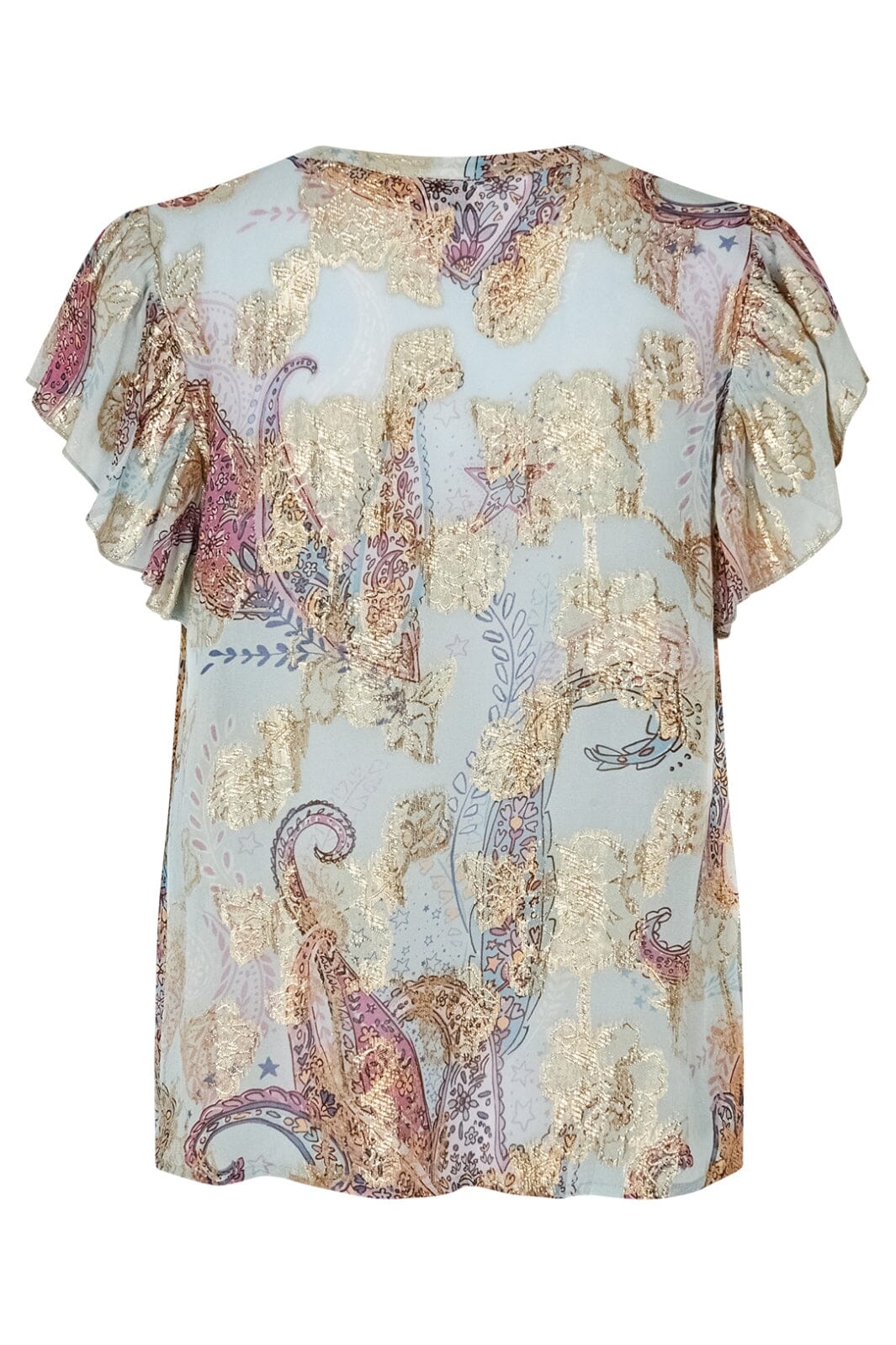 Lollys Laundry - IsabelLL Top SL - 22 Light Blue Bluser 