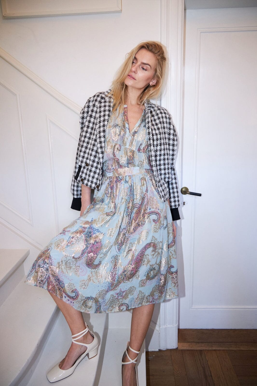 Lollys Laundry - IsabelLL Top SL - 22 Light Blue Bluser 