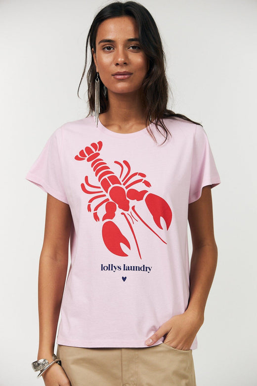 Lollys Laundry - Romall Lobster Tee Ss26156-1081 - 30 Red T-shirts 