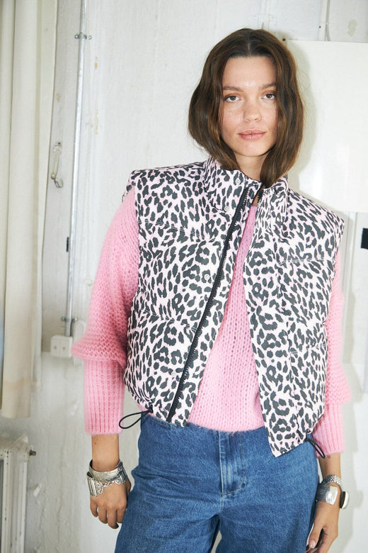 Lollys Laundry - Sadall Vest Sl25579-7000 - 72 Leopard Print Veste 