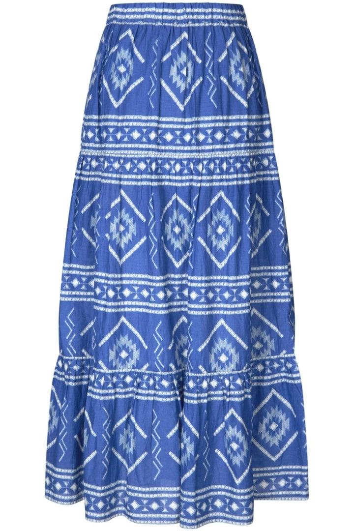 Lollys Laundry - SunsetLL Maxi Skirt 24124-2008 - 20 Blue Nederdele 