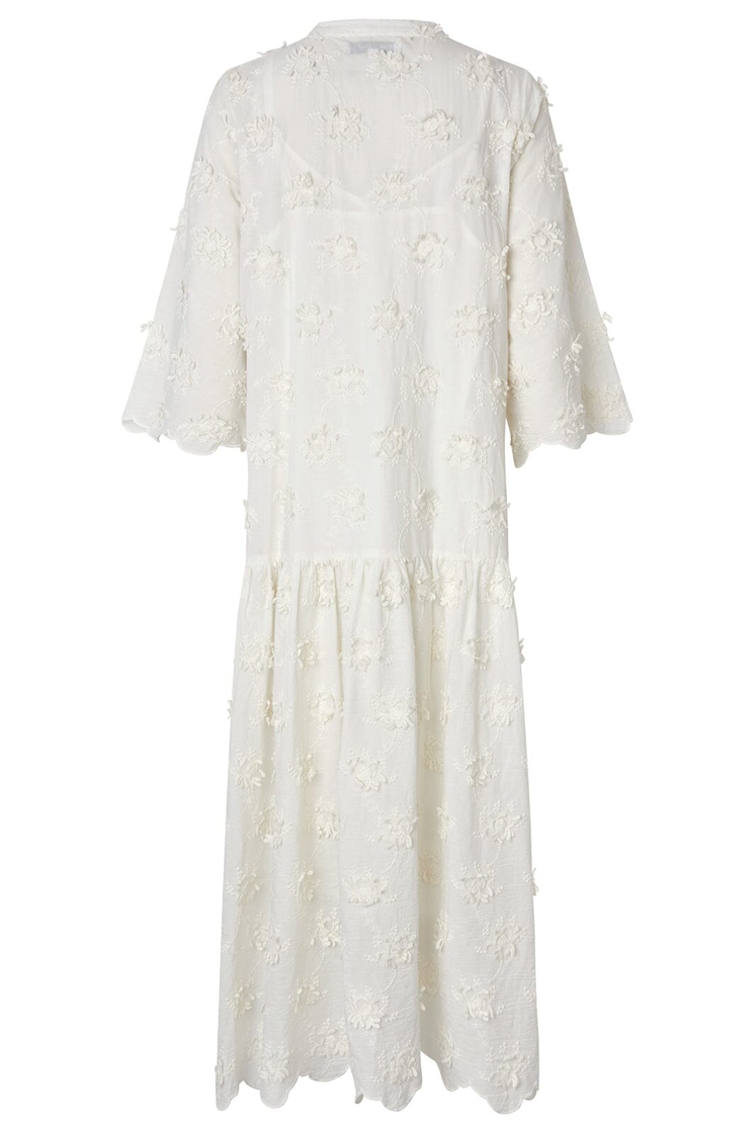 Lollys Laundry - Timorll Midi Dress Ss - 02 Creme