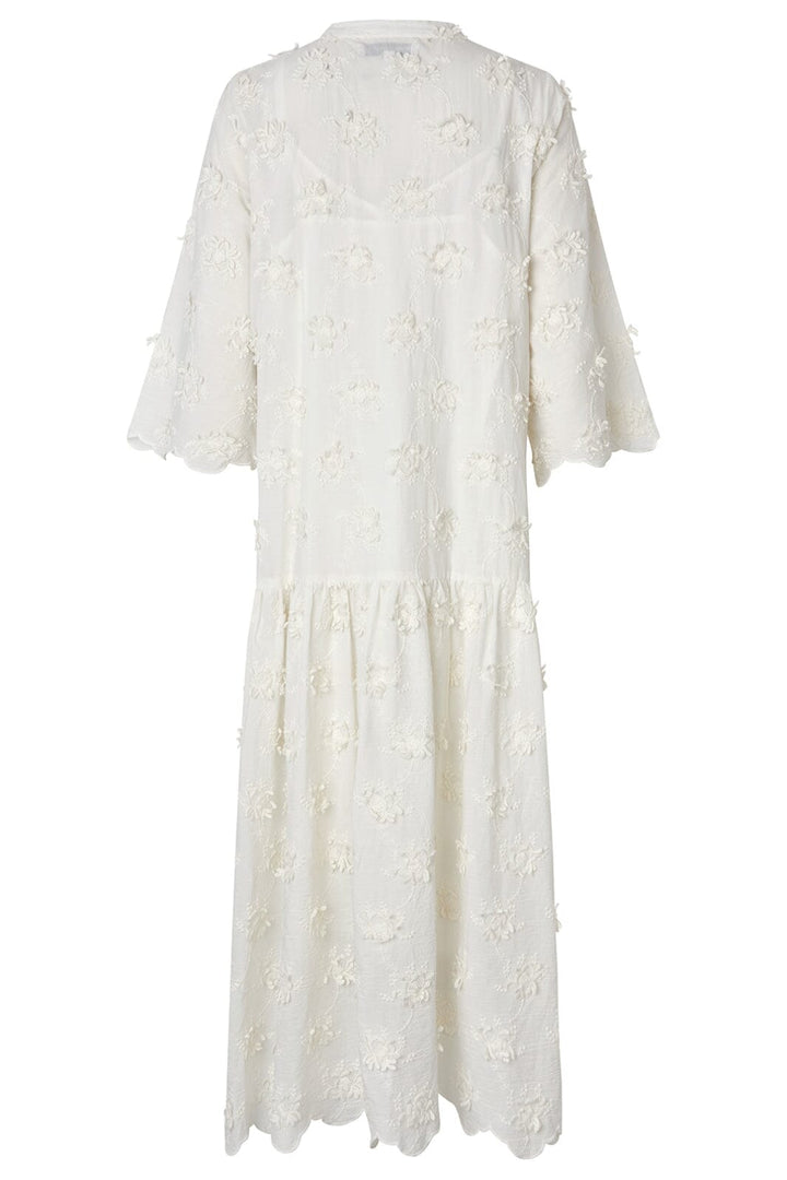 Lollys Laundry - Timorll Midi Dress Ss - 02 Creme