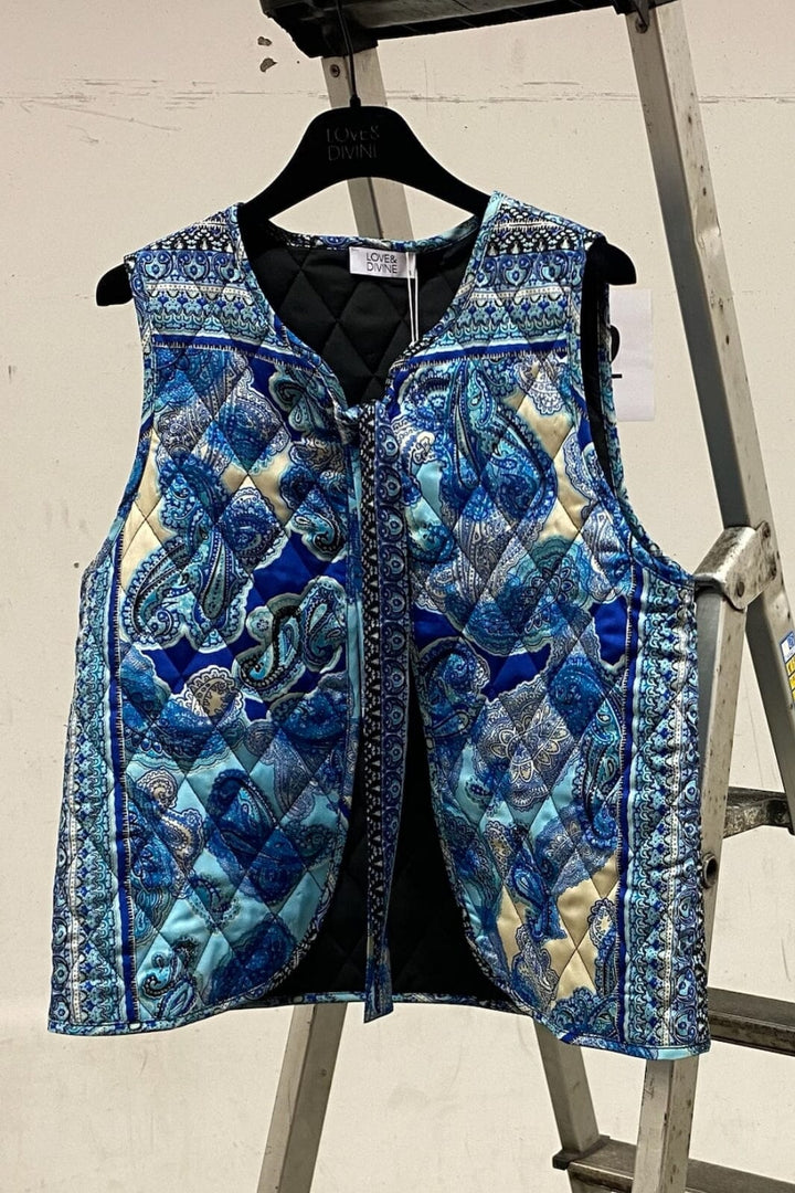 Love & Divine - Love1083-1 - 800 Blue Scarf Veste 