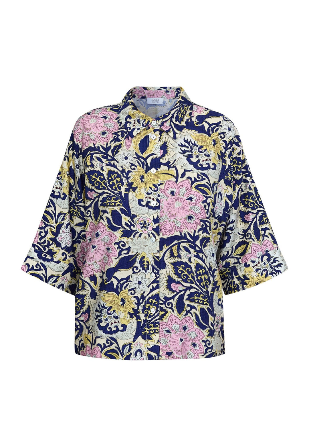 Love & Divine - Love1338-3 19917 - 801 - Navy Paisley