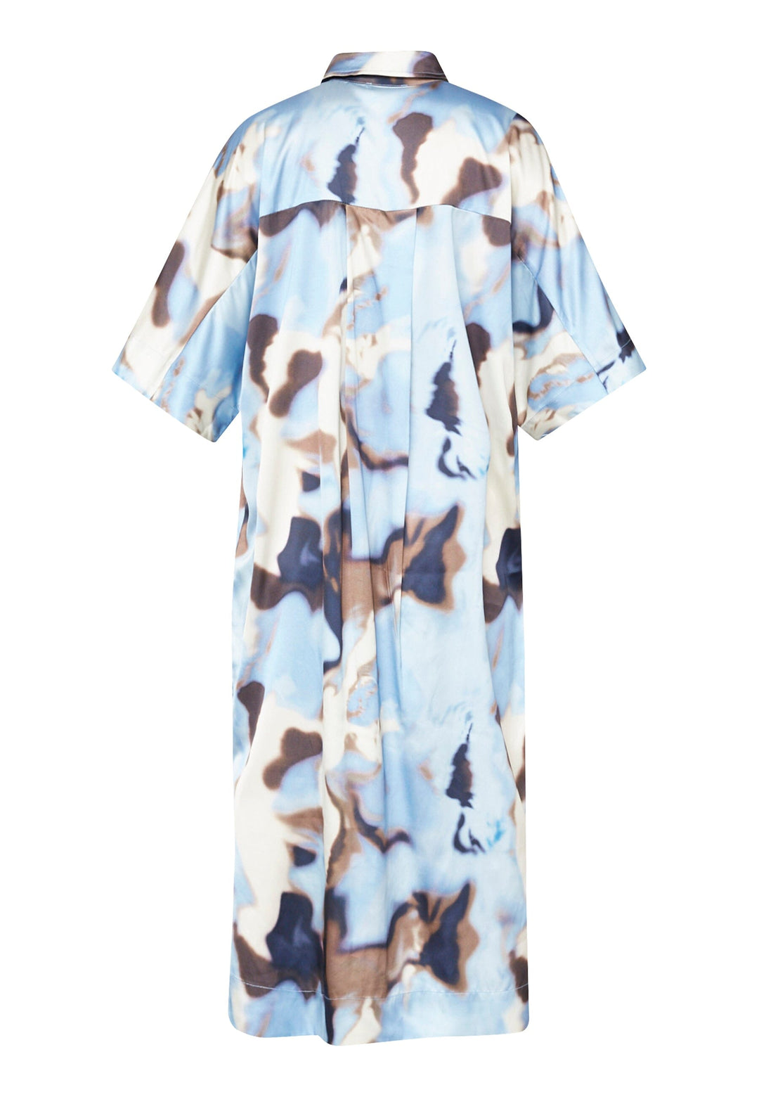 Love & Divine - Love1397 19275 - 803 - Blue Waterprint Kjoler 