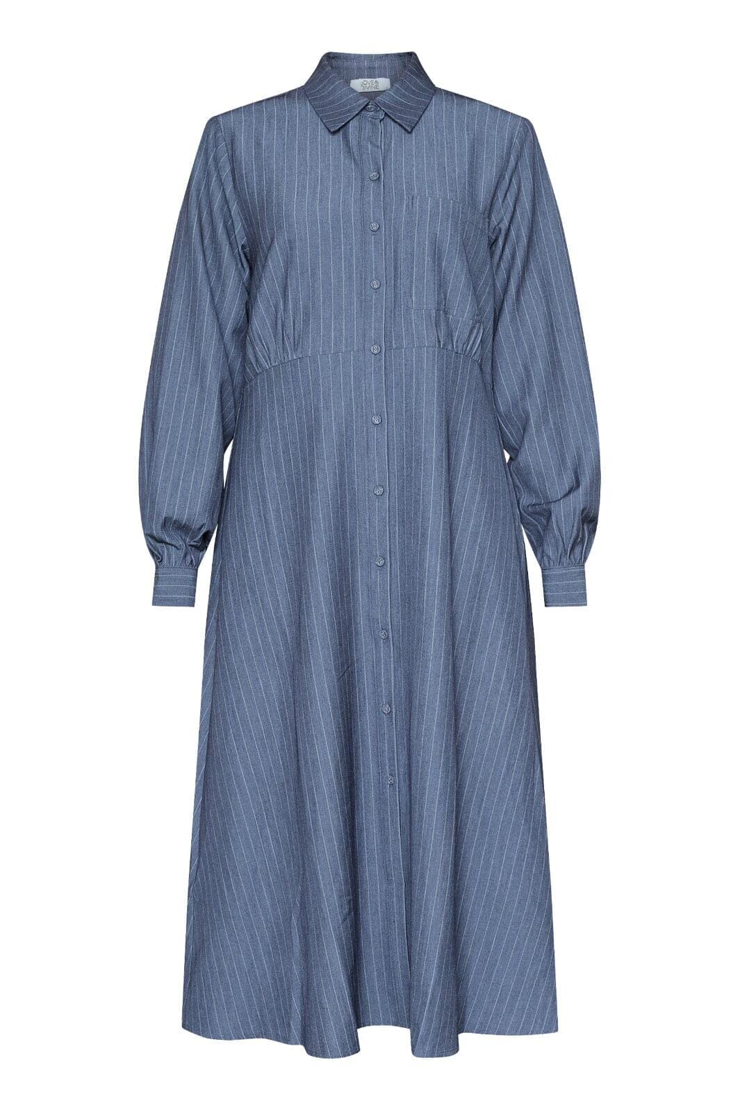 Love & Divine - Love1420-2 19652 - 834 - Pin Stripe Kjoler 