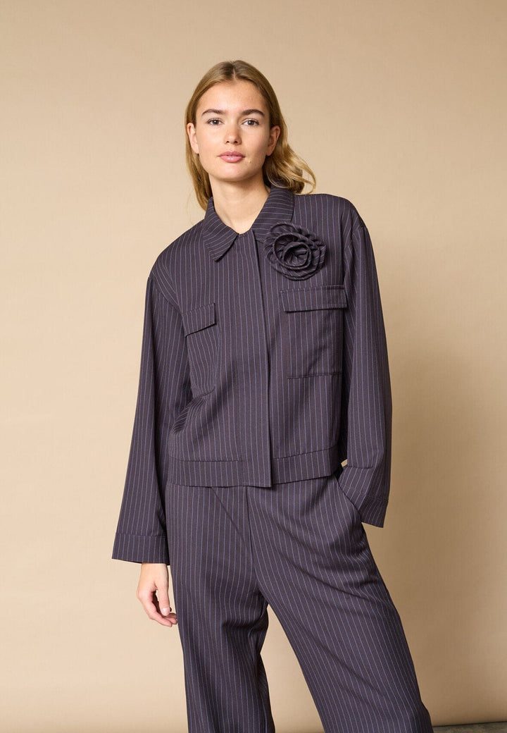 Love & Divine - Love1471 19482 - 402 - Blue Pinstripe Jakker 