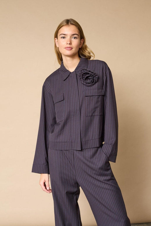 Love & Divine - Love1471 19482 - 402 - Blue Pinstripe Jakker 