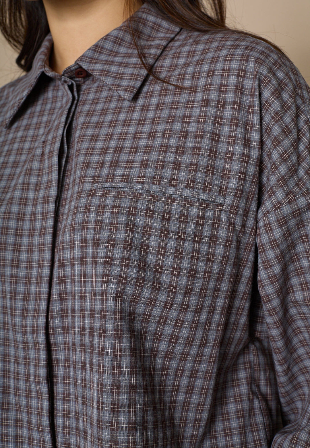 Love & Divine - Love1495 19593 - 841 - Brown Check Skjorter 