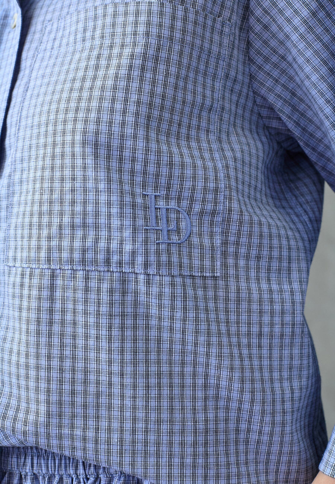 Love & Divine - Love1523 19771 - 402 - Blue Check Skjorter 