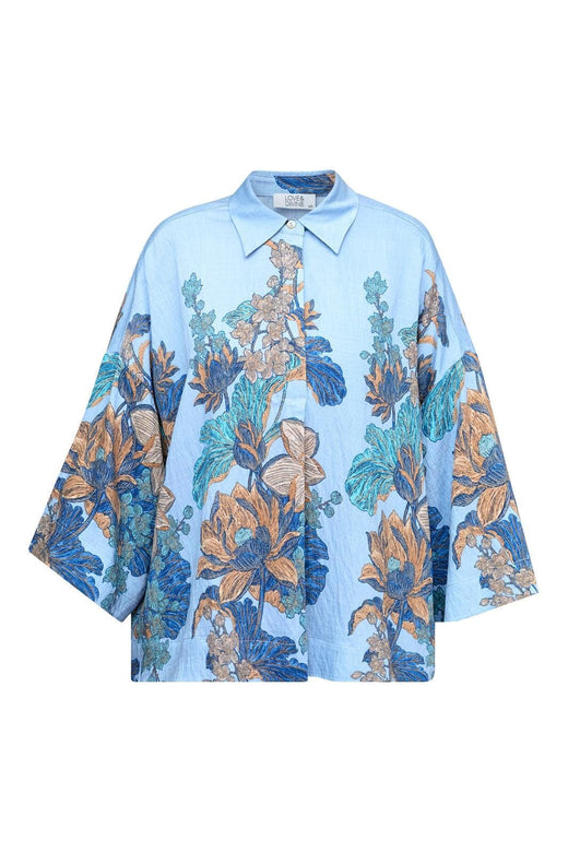 Love & Divine - Love1553 19965 - 804 - Blue Paisley Bluser 