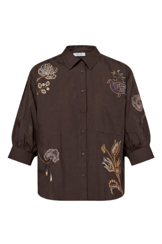 Love & Divine - Love1604-4 20321 - 222 - D. Choco/Emb. Skjorter 