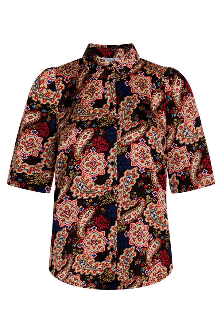 Love & Divine - Shirts Love804-2 - Black Paisley Skjorter 