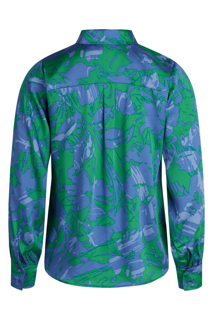 Love & Divine - Shirts Love919 - Green/Blue Comb Skjorter 