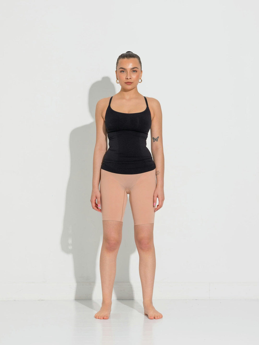 Lykkeland Ateliér - Second Skin Cami Top - Black Toppe 