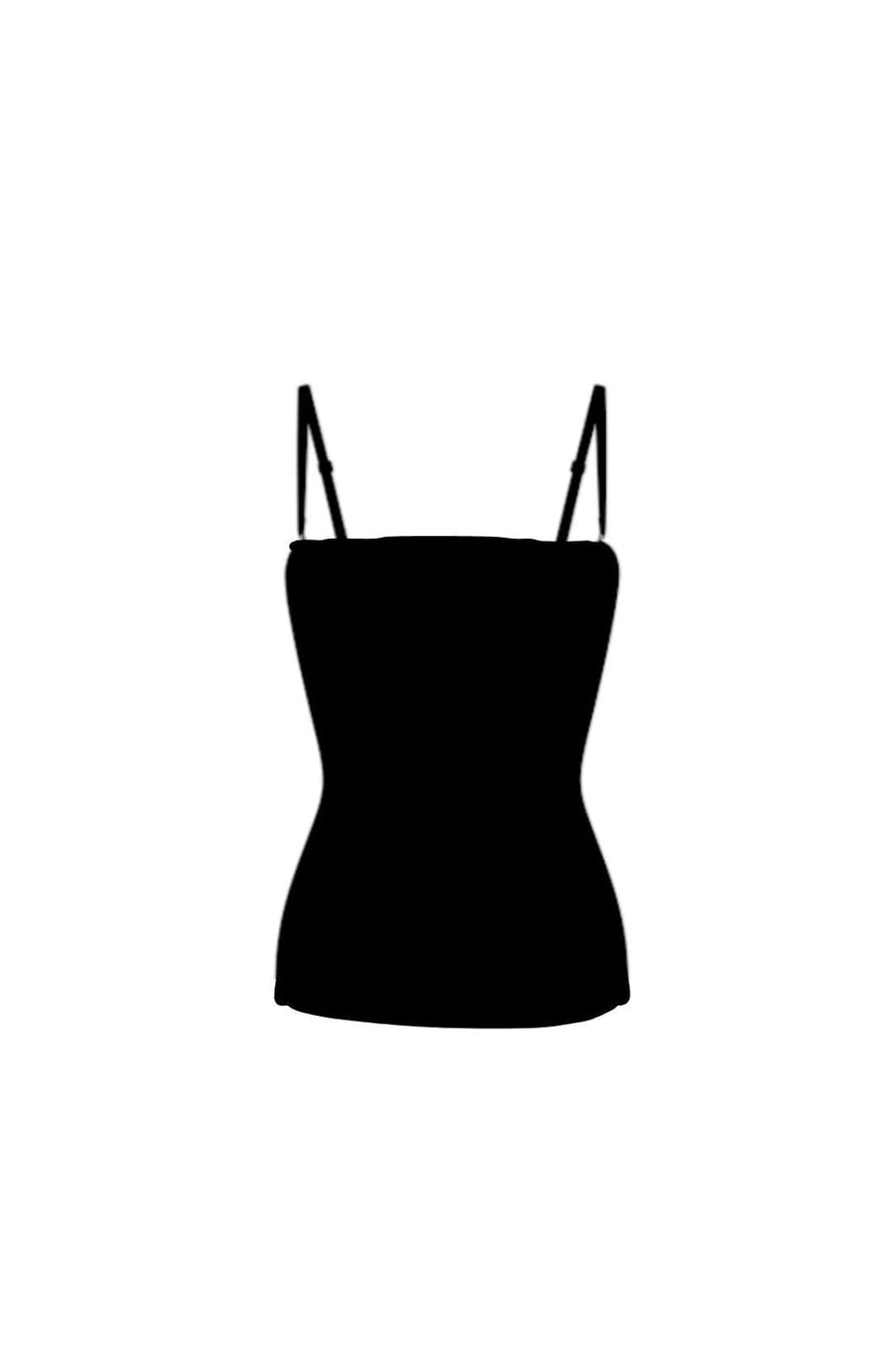 Lykkeland Ateliér - Second Skin Cami Top L0824908F.500 - Black