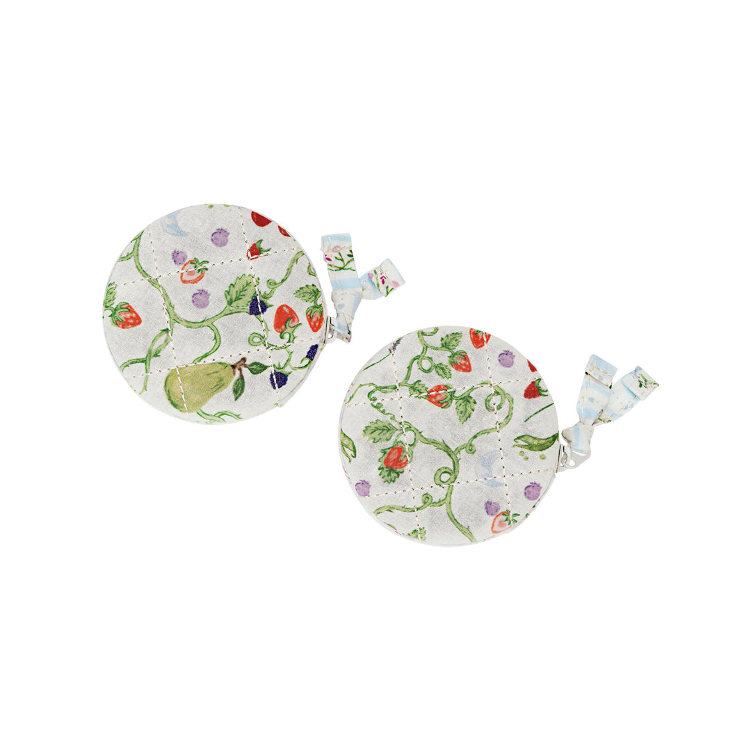 Maanesten - Round Jewelry Box - Small Garden Magic Ivory - 4123 Smykkeskrin 