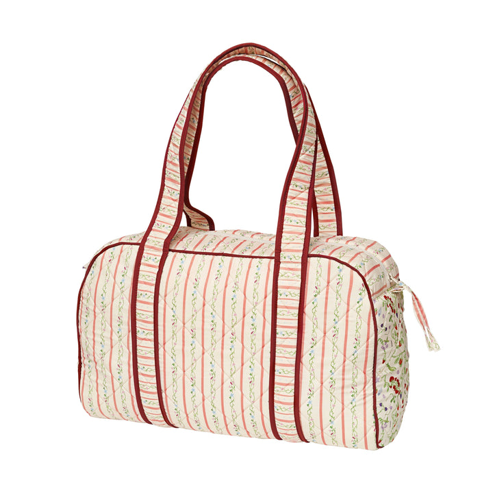 Maanesten - Suvi Quilted Bag Summer Stripes Peach - 4115 Tasker 