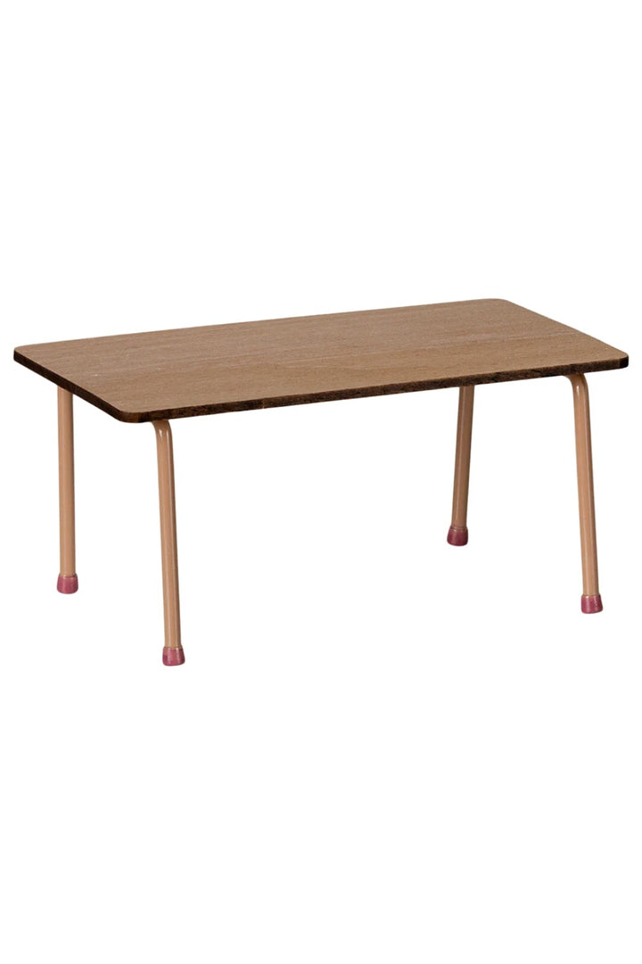 Maileg - Bord Og Stole, Mus - Mørk Pudder - Mouse Furniture Legetøj 