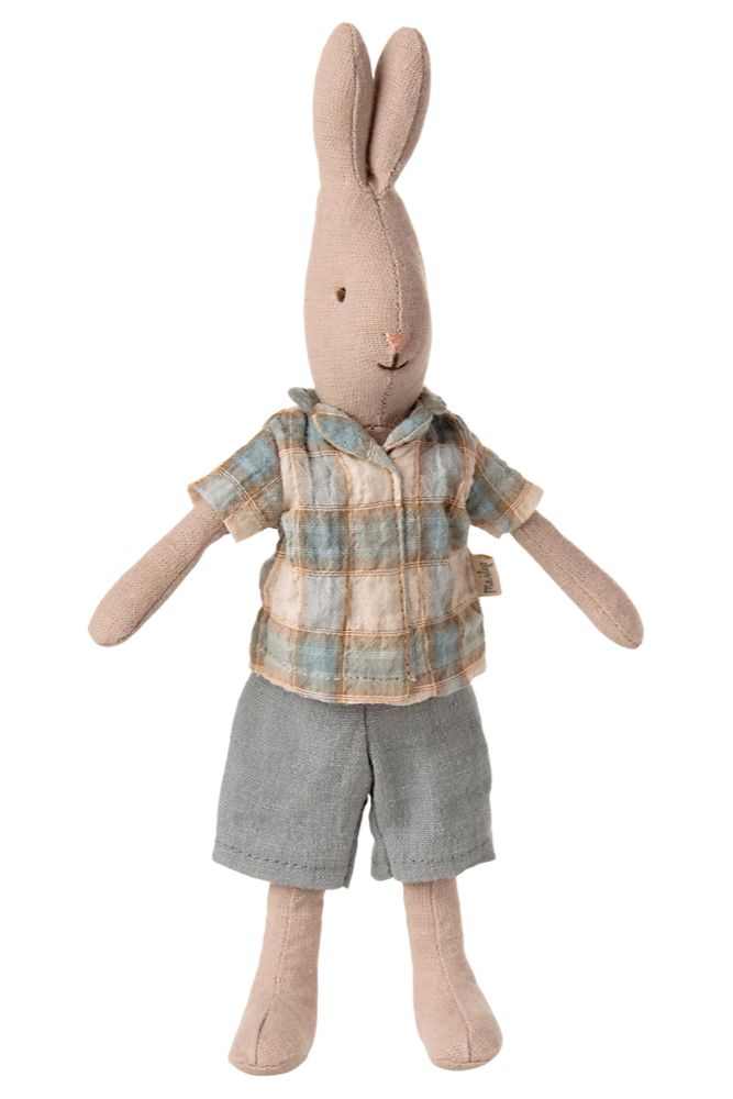 Maileg - Hare Størrelse 1, Klassisk - Bluse Og Shorts - Rabbit Size 1 Legetøj 
