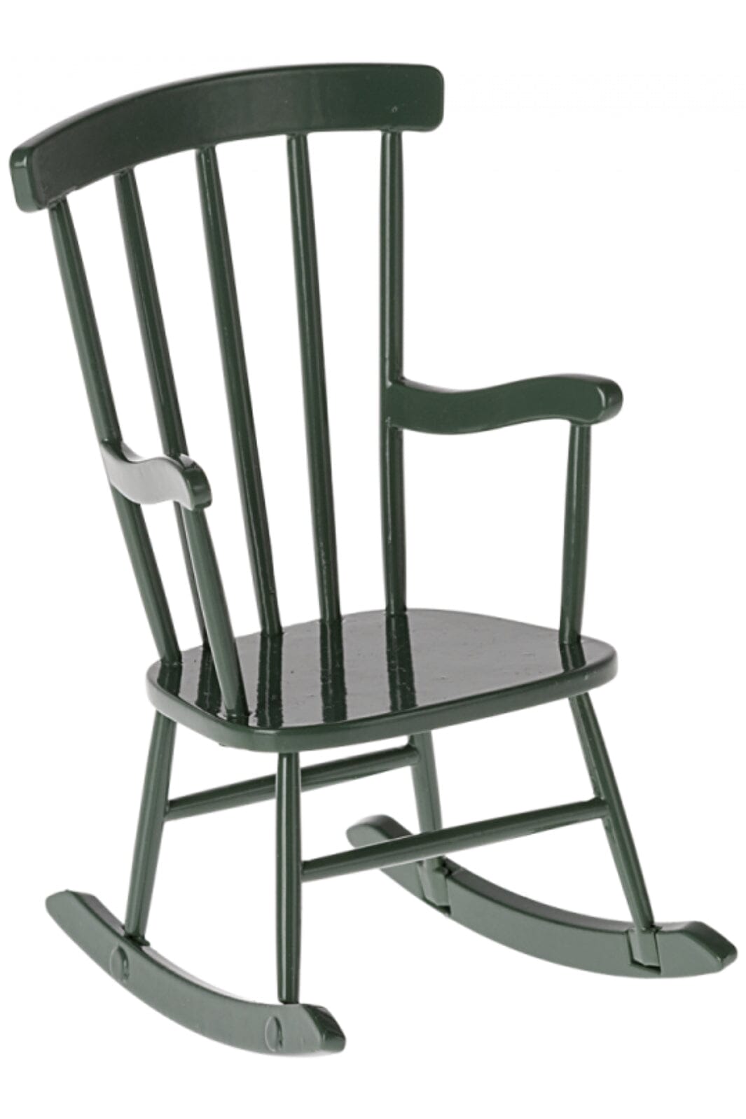 Maileg - Rocking Chair, Mouse - Dark Green Legetøj 