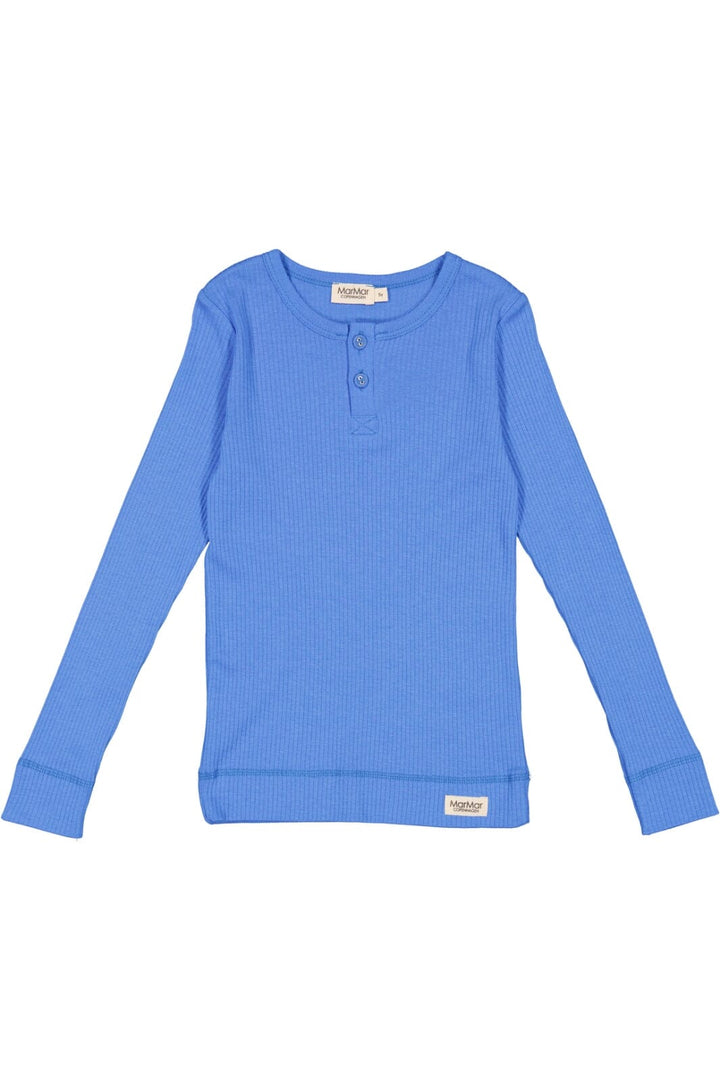 MarMar - Tee LS - Vivid Blue - 4530 - Modal Bluser 