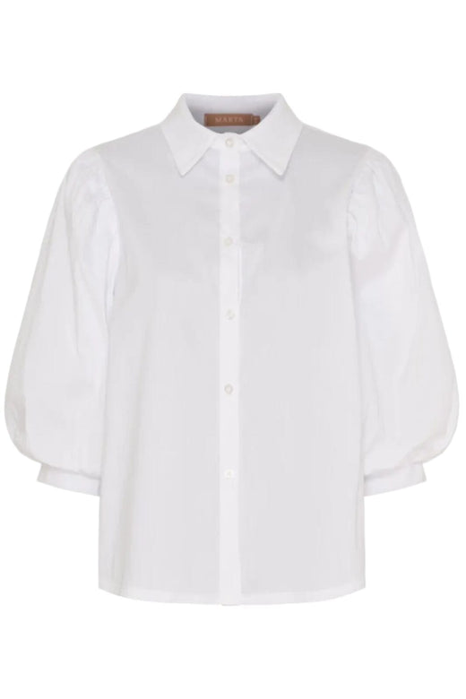 Marta Du Chateau - Mdcaivory Blouse 58863M - Optical White Skjorter 