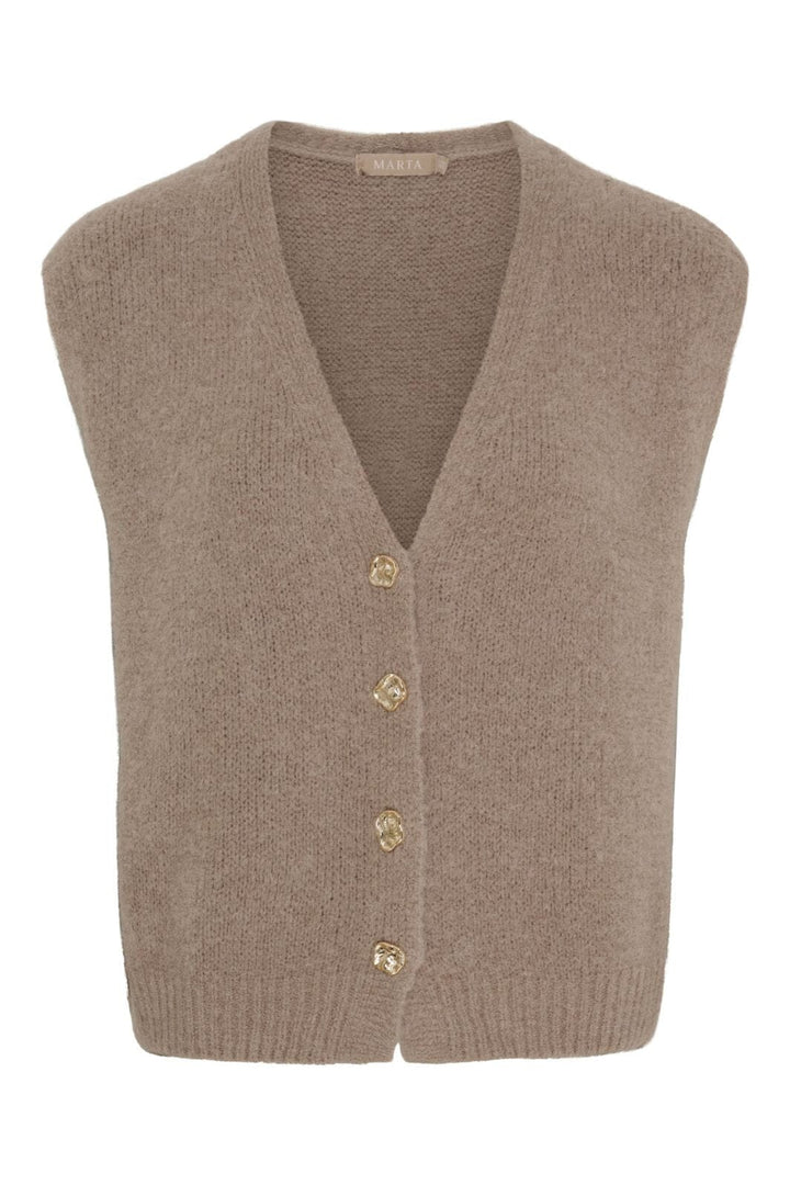 Marta Du Chateau - Mdcamara Vest 5215 - Fango Veste 