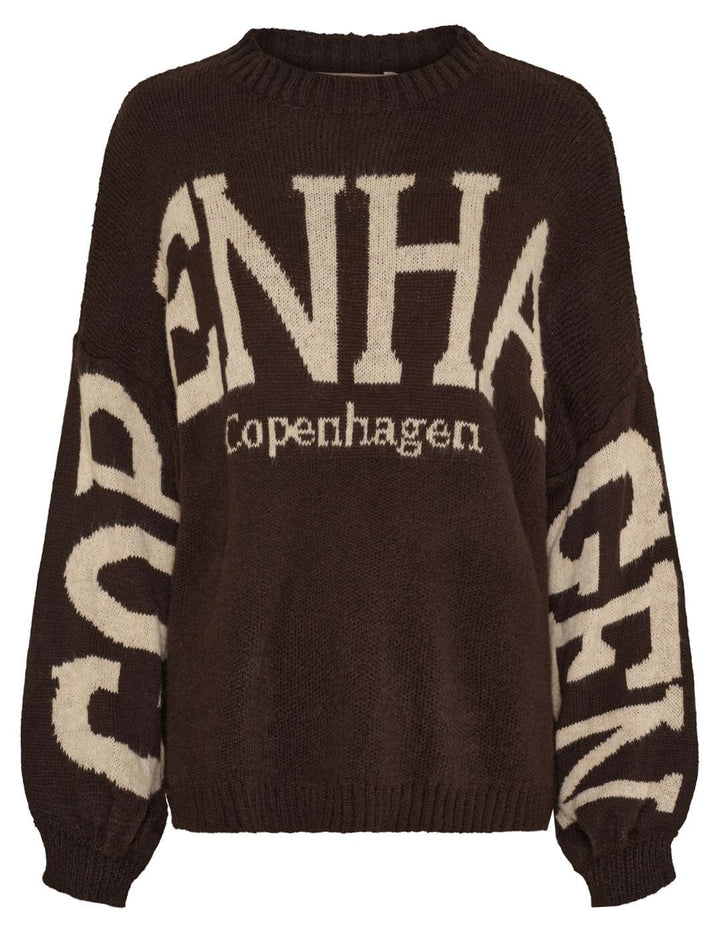 Marta Du Chateau - Mdcaria Knit 8111 - Moro/Fango Strikbluser 