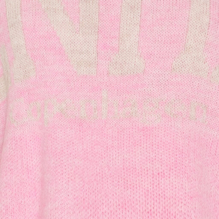 Marta Du Chateau - Mdcaria Knit 8111 - Pink/Beige Strikbluser 