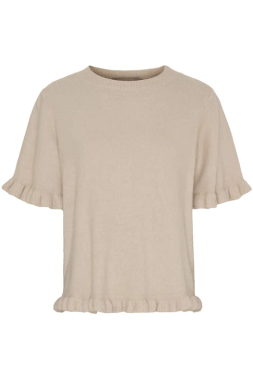 Marta Du Chateau - Mdcbriala Knit KN8129 - Beige2488 Strikbluser 