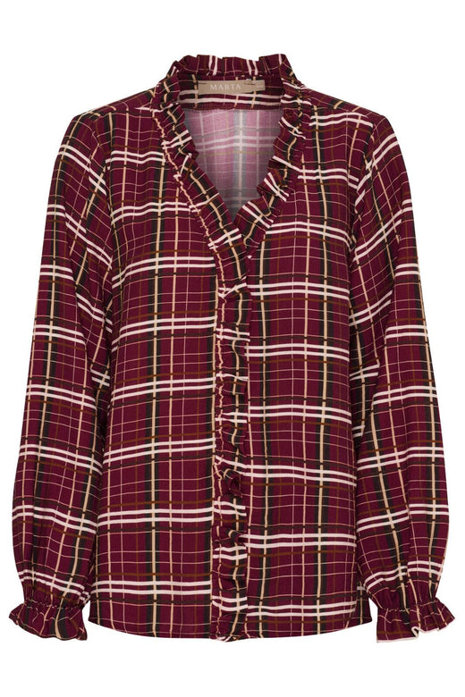 Marta Du Chateau - Mdcbrook Shirt 7648 - Bordeaux10882Tpd Skjorter 