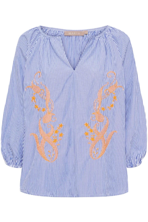 Marta Du Chateau - Mdcbrooke Blouse 8200 - Jeans Bluser 