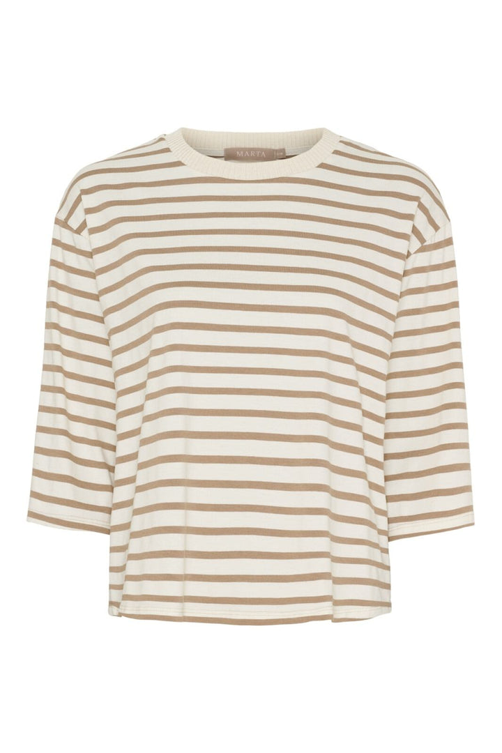 Marta Du Chateau - Mdcbrooklyn Tee 58351 - Beige/Fango