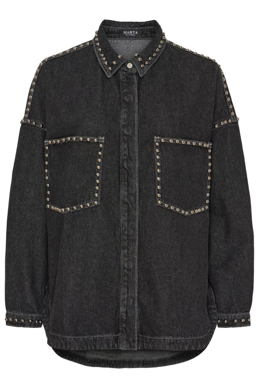 Marta Du Chateau - Mdceila Shirt MDC222-V8304 - Grey Skjorter 