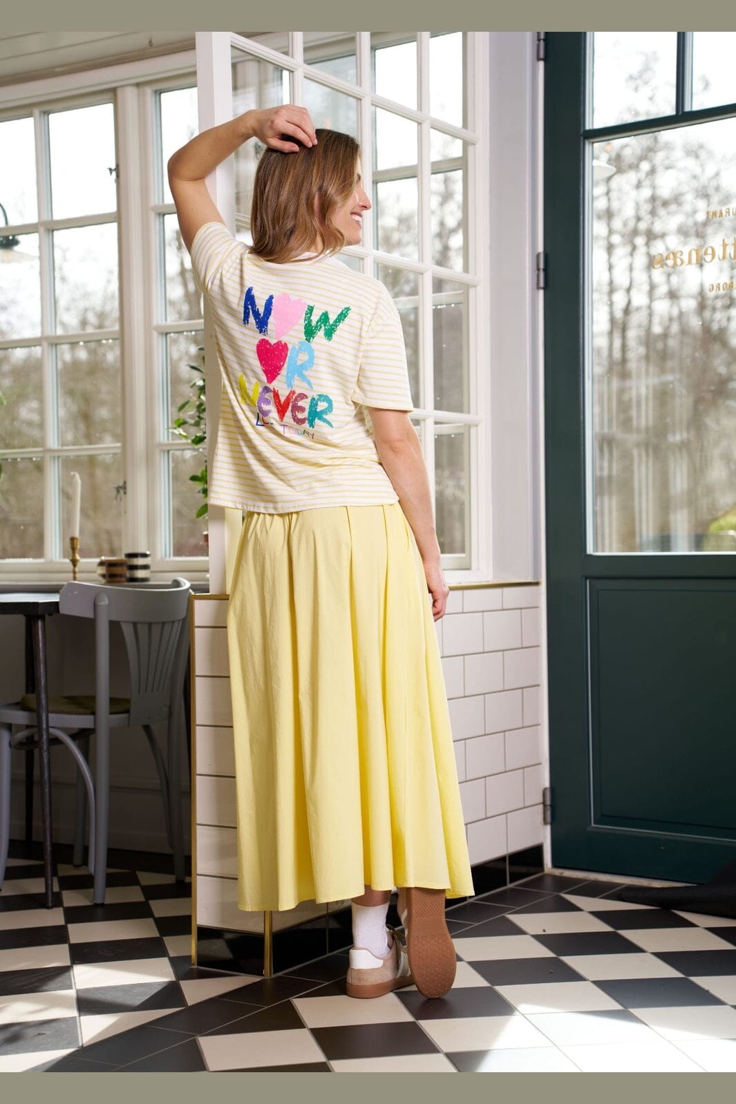 Marta Du Chateau - Mdcfiora Tee 22585 - Yellow