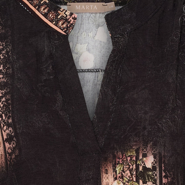 Marta Du Chateau - Mdcgoldie Dress 7474 - Nero5295Tpg Kjoler 