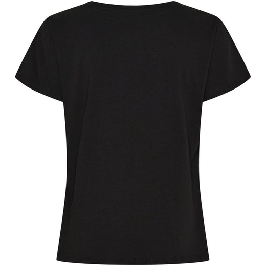Marta Du Chateau - Mdcherdis Tee 84275 - Black/Beige T-shirts 