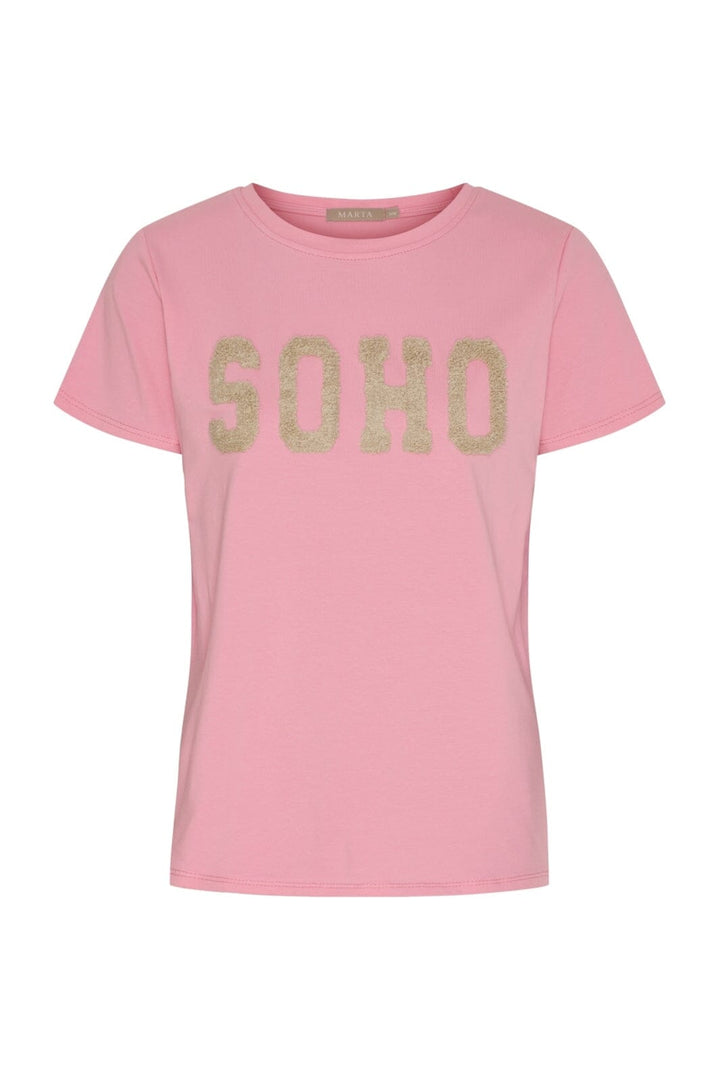 Marta Du Chateau - Mdcherdis Tee 84275 - Rosa Barbie/Beige