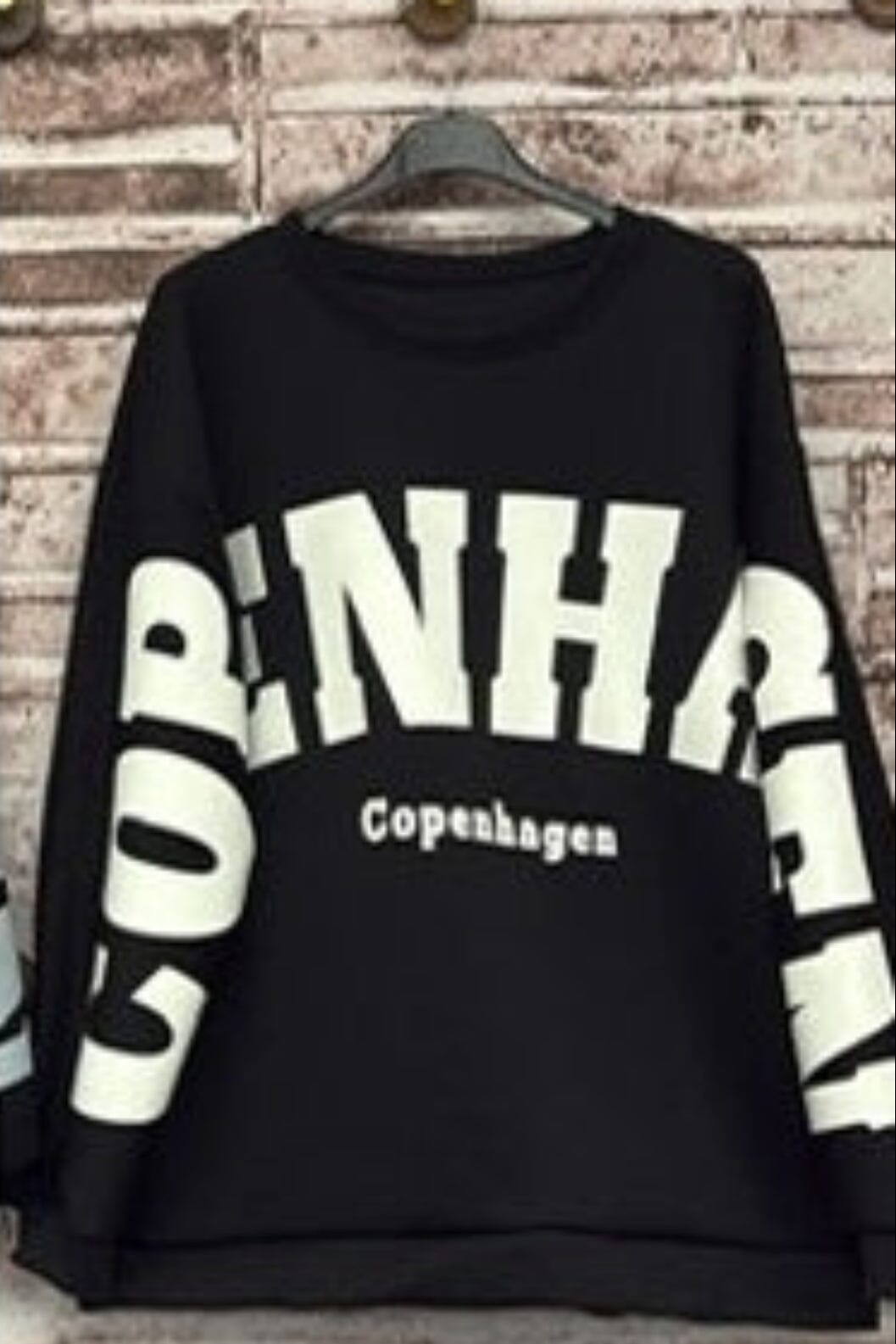 Marta Du Chateau - Mdchibiscus Sweatshirt 22659 - Black/White